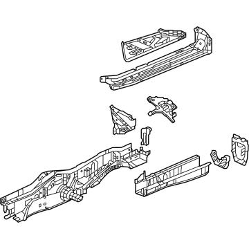 Acura 65610-3S5-305ZZ Frame, Right Rear