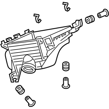 Acura 17201-R8A-A00 Air Cleaner Intake Tube