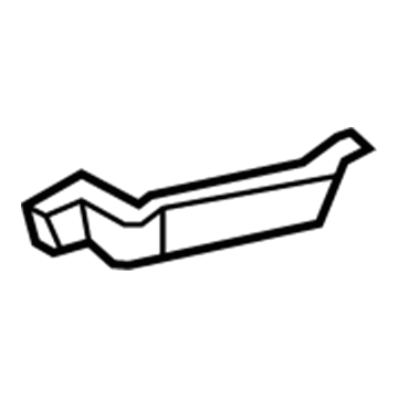 Acura 71198-SJA-013 Front Bumper-Side Retainer Left