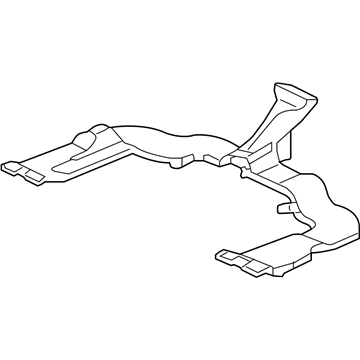 Acura 83331-STX-A01 Duct Assembly, Rear Heater