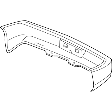 Acura 04715-ST7-A90ZZ Rear Bumper Face (Dot)