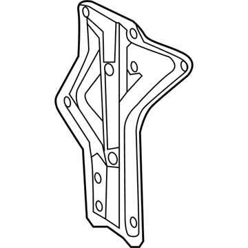 Acura 74521-TY2-A00 Gusset, Right Rear Bulkhead