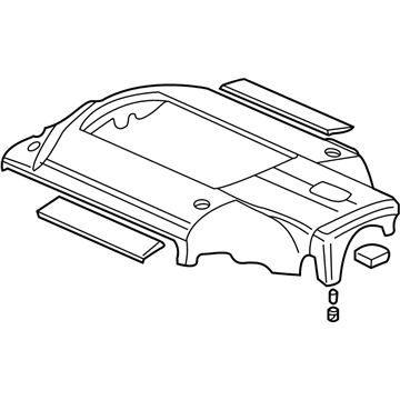 Acura 17121-P8E-A20 Intake Manifold Cover Assembly A