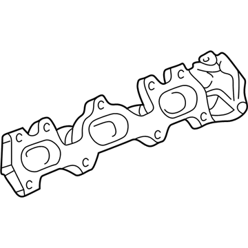 Acura 18100-P5A-000 Passenger Side Exhaust Manifold Assembly