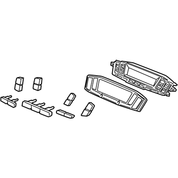 2012 Acura MDX Blower Control Switches - 79600-STX-A44ZB