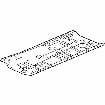 Acura 65111-T20-305ZZ Floor Set, Right Front