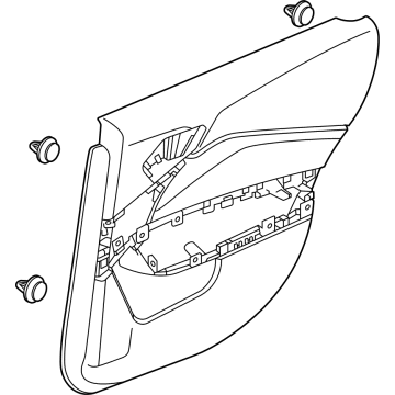 Acura TLX Door Trim Panel - 83751-TGV-A13ZA