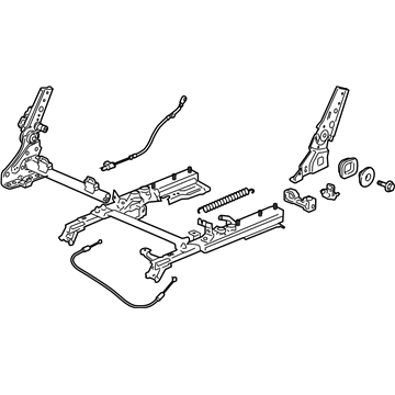 Acura 81313-S3V-A01 Fix, Passenger Side Middle Seat Iso