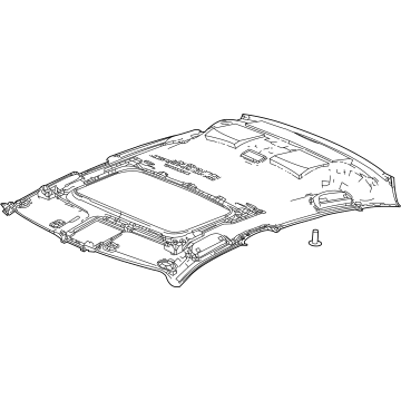 Acura 83200-3S5-A01ZA Lining, Roof Nh900L