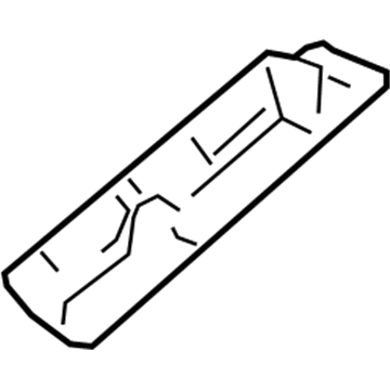 Acura 66550-SJA-A00ZZ Gusset, Left Rear Bulkhead