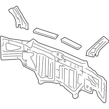 Acura 66100-SJA-A01ZZ Panel, Rear