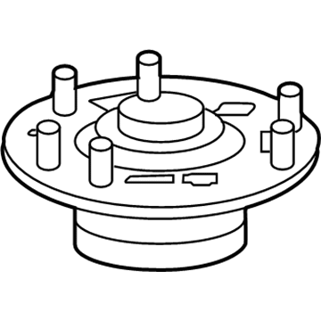 Acura 51670-TY3-J01 Right Front Rubber