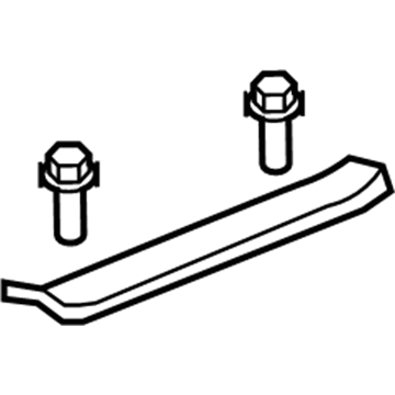 Acura 84261-SJA-A02ZE Garnish Assembly, Left Rear Side (Inner) (Premium Ivory)