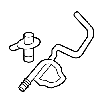 Acura 52870-TYB-A01 TUBE, Right SPRING AIR