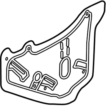 Acura 72361-TK4-A11 Seal, Left Front Door Hole