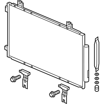 Acura 80100-TJB-A01 A/C Condenser