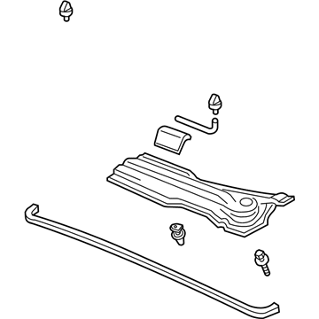 Acura 74210-SEA-G01 Cowl Top Assembly, Front Driver