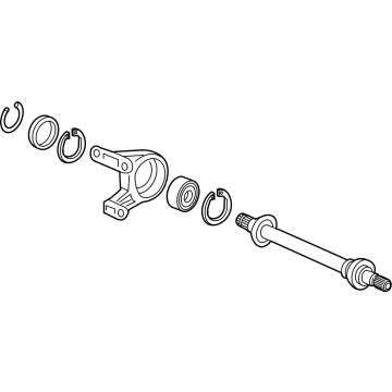 Acura 44500-TBF-A00 Shaft Assembly , Half