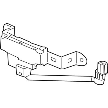 Acura 38389-SJA-003 Exterior Left Antenna Assembly (Bumper)