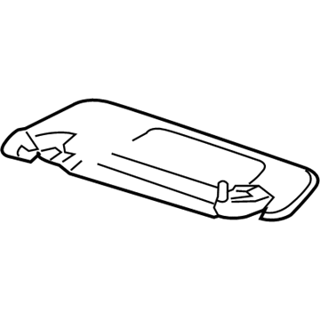 Acura 83230-TV9-A83ZA Sunvisor Right (Sandstorm)