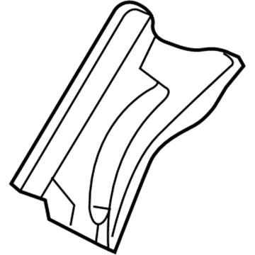 Acura 66551-SEA-000ZZ Gusset, Left Rear Bulkhead