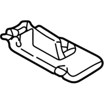 Acura MDX Sun Visor - 83230-S0X-A01ZD