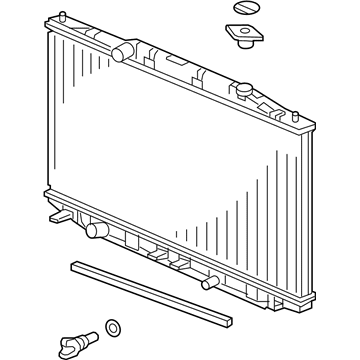 2018 Acura RLX Radiator - 19010-R9P-A51