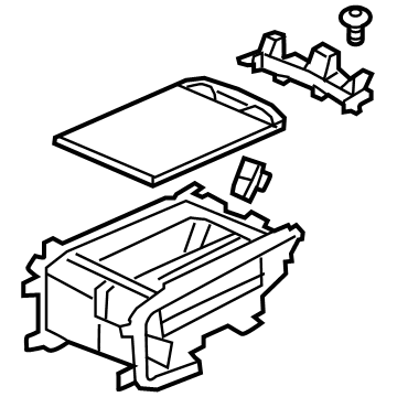 Acura 83405-TJB-A41ZA Lid Assembly (Sable Olive Ash)