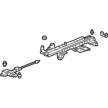 Acura 81260-S0K-A01 Adjuster Assembly, Passenger Side Slide (Outer)