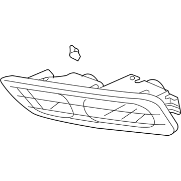 Acura 33951-STX-A11 Driver Side Fog Light Lens/Housing