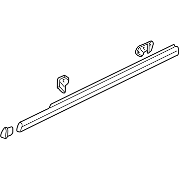 Acura 72410-ST8-003 Molding Assembly, Right Front Door