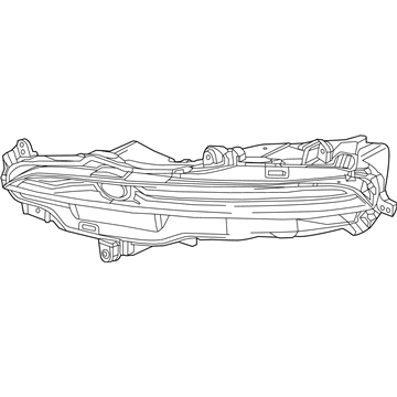 Acura 33300-TY3-A01 Foglight Assembly, Passenger Side Turn