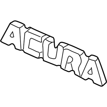 Acura 75732-SL5-A00 Rear Emblem