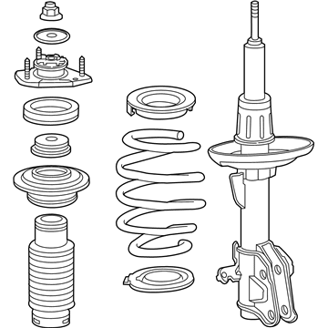 2010 Acura ZDX Shock Absorber - 51602-SZN-A54