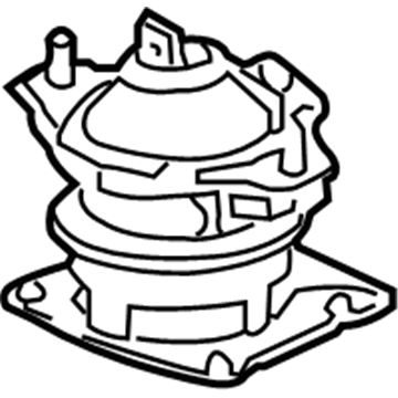 Acura 50830-SJA-E01 Front Engine Mounting Rubber Assembly