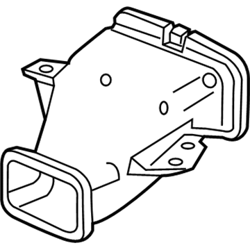 Acura 83460-TY3-A01 Duct, Rear Vent