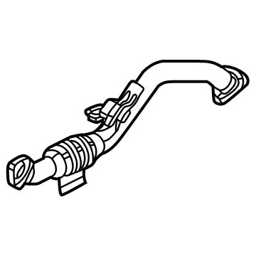 Acura 18200-T20-A01 Pipe Assembly A, Exhaust