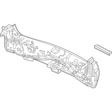 Acura 65750-TYA-A00ZZ Cross Member Component, Floor Rear