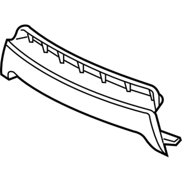 Acura 71102-STK-A01 Front Bumper Trim Center Garnish