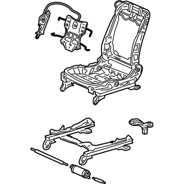 Acura 81526-TK4-A13 Frame Complete Left, Front S