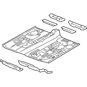 Acura NSX Floor Pan - 04692-SL0-A00ZZ