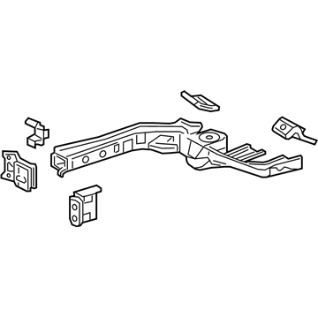 Acura 60910-TV9-A00ZZ Frame, Left Front Side