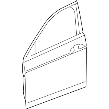 2010 Acura ZDX Door Panel - 67010-SZN-A91ZZ