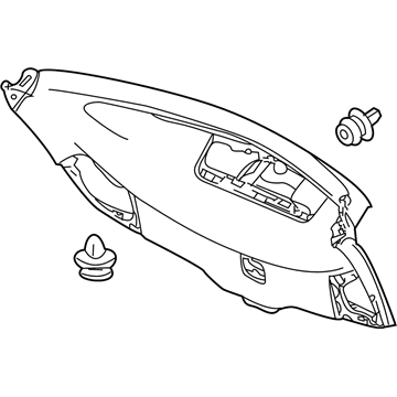 Acura 84430-SZN-A01ZA Base, Tail Gate (Premium Black)