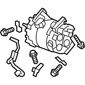 2014 Acura ILX A/C Compressor - 38810-RX0-A01