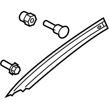 Acura 84101-SJA-A05ZH Garnish Assembly , Right Front Pillar