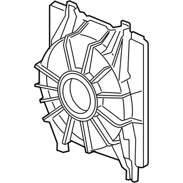 Acura 19015-RWC-A01 Fan Shroud