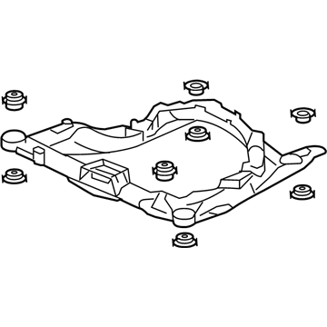 Acura 50100-SJA-A00 Sub-Frame Assembly, Front