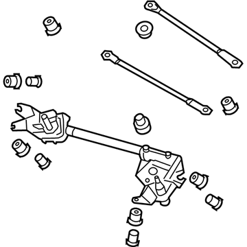 Acura Wiper Pivot Assembly - 76530-SJA-A01