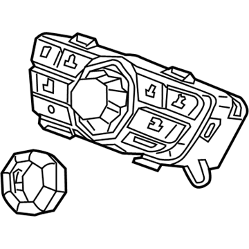 Acura 39050-TYR-A01 Switch Assembly , Multi Jog (Audio)